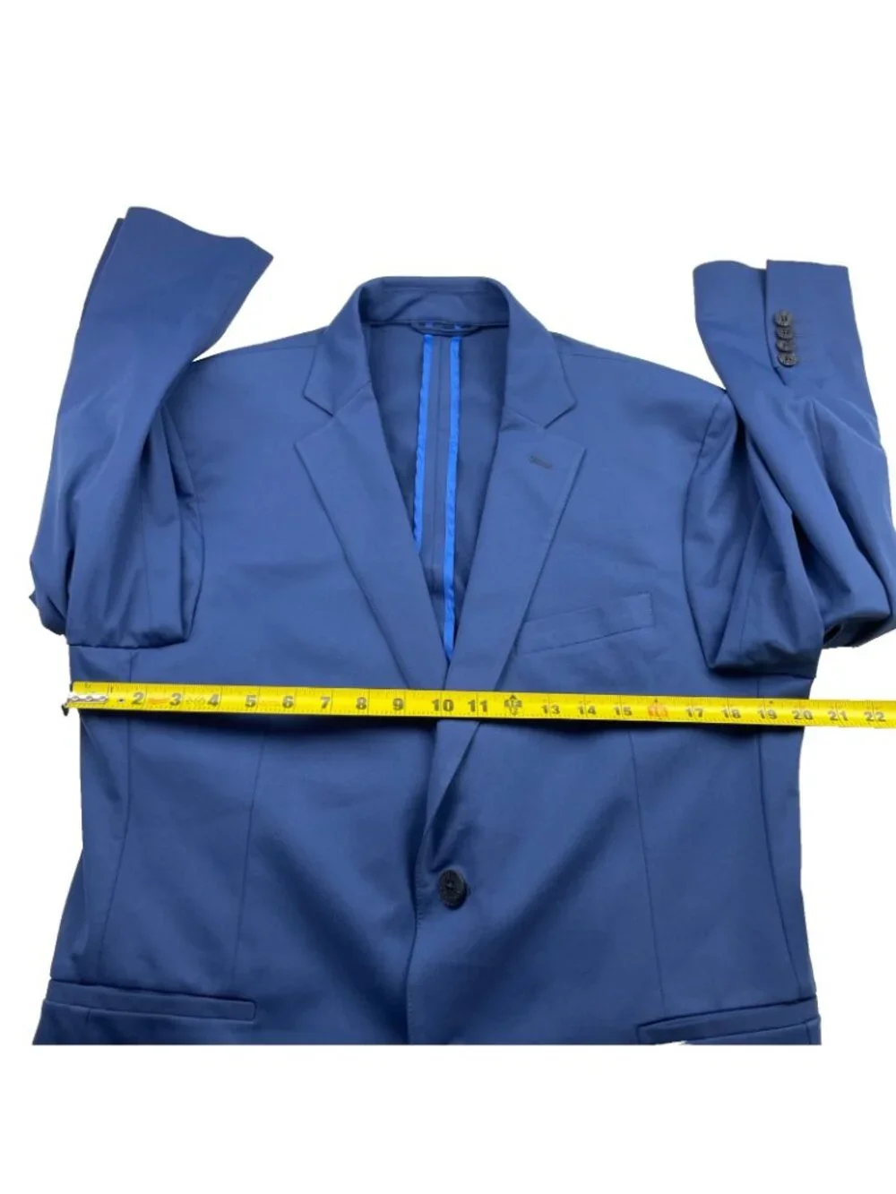 Twillory Men’s Performance Stretch Travel 2-Button Blazer Blue • 42S